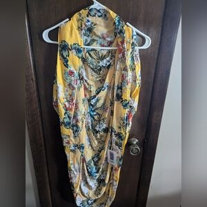 Tropical floral kimono new with tags one size